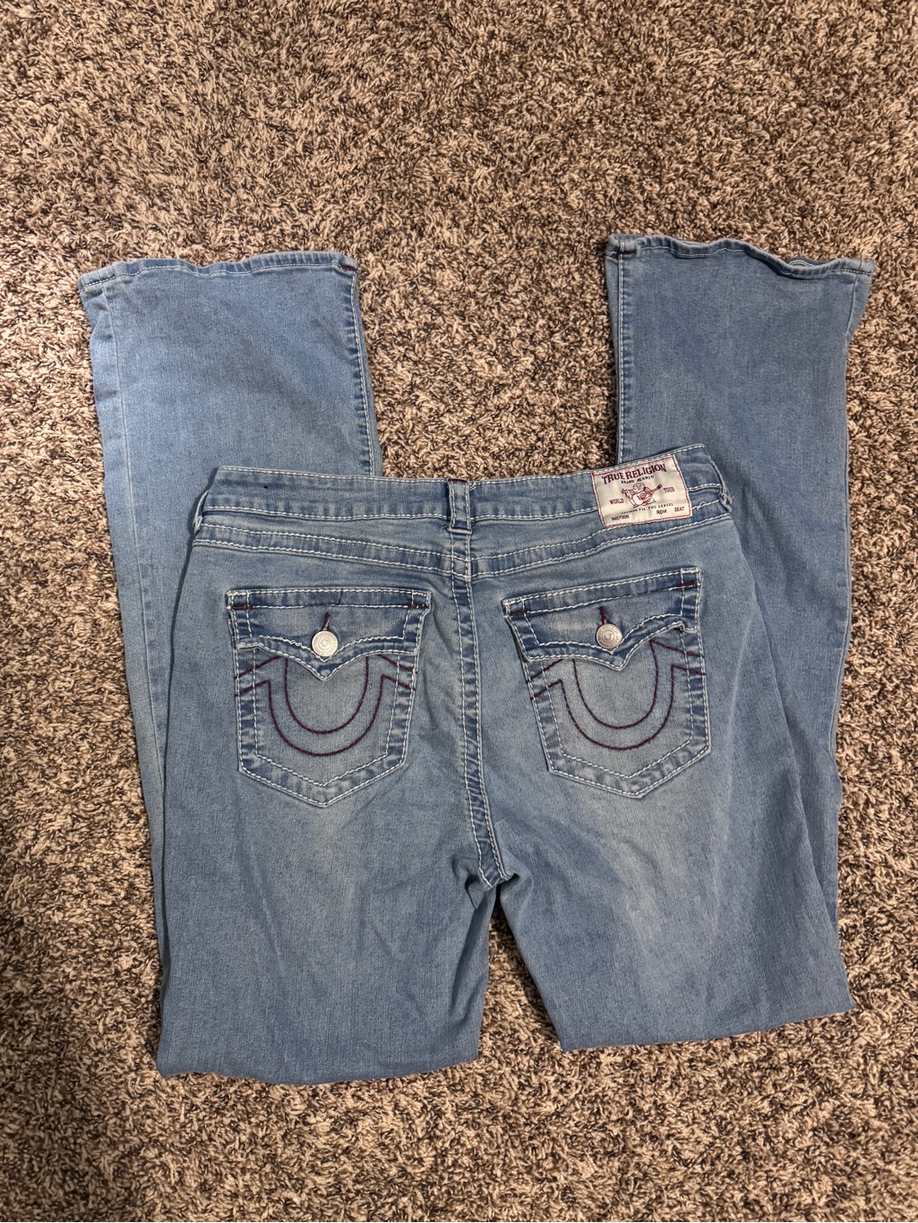 True Religion - Becca Midrise Bootcut Jeans With Embroidered Back Pockets